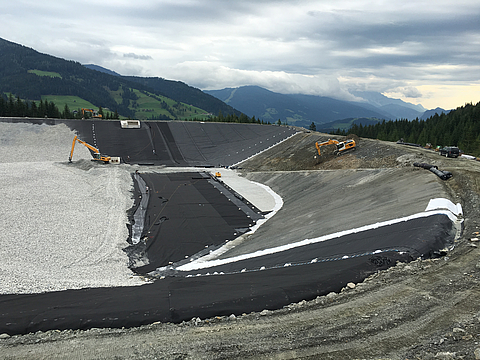 Geotextiles in action: road construction, base course reinforcement and environmental protection projects