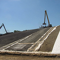 Sustainable landfill management: HUESKER surface sealing and geogrid